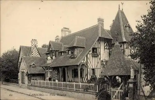 CPA Cabourg Calvados, Villa Maurice