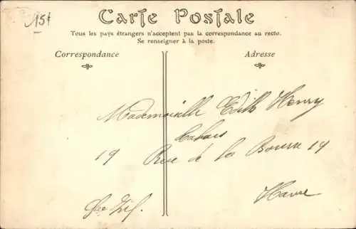 CPA Cabourg Calvados, Villa Maxime