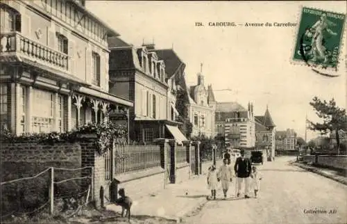 CPA Cabourg Calvados, Avenue du Carrefour
