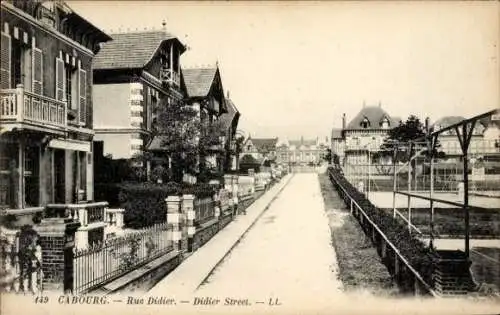 Ak Cabourg Calvados, Rue Didier