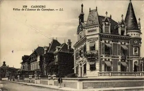 Ak Cabourg Calvados, Villas Avenue du Carrefour