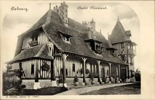 CPA Cabourg Calvados, Chalet Normand