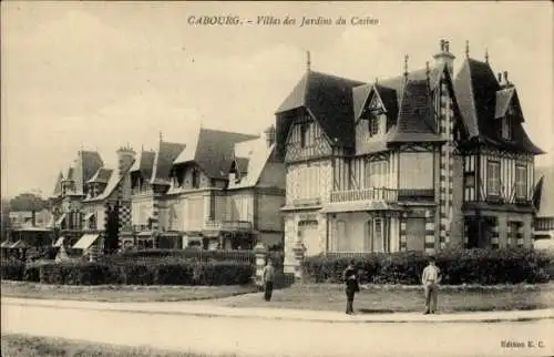 Ak Cabourg Calvados, Villas des Jardins du Casino