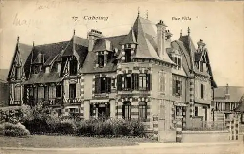 Ak Cabourg Calvados, Villa