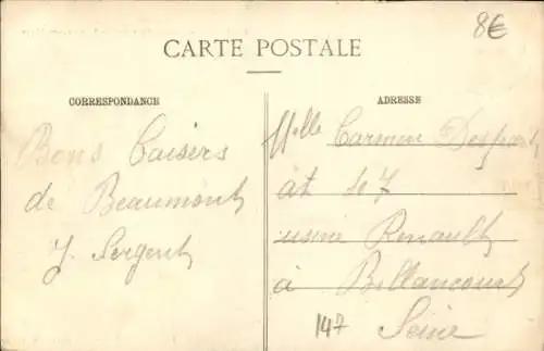 CPA Beaumont en Auge Calvados, Ancienne Abbaye