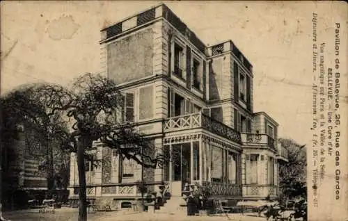Ak Bellevue Hauts de Seine, Pavillon de Bellevue, 26 Rue des Gardes