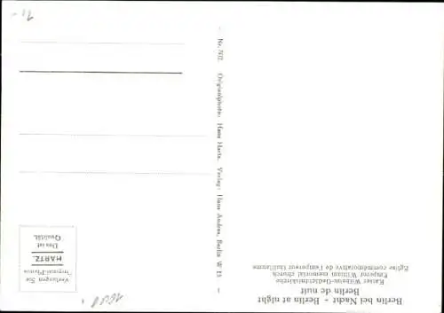 Ak Berlin Charlottenburg, Kurfürstendamm, Kaiser Wilhelm-Gedächtniskirche