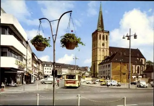 Ak Viersen in Nordrhein Westfalen, Remigiusplatz, Remigiuskirche
