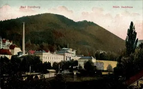 Ak Bad Harzburg im Harz, Städtisches Badehaus