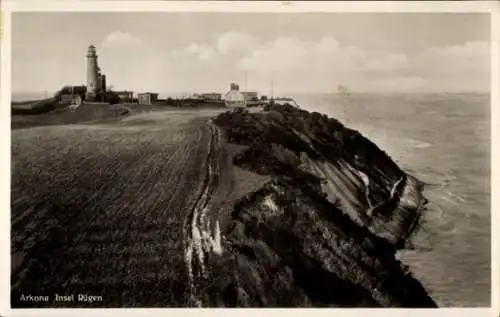 Ak Arkona Putgarten auf Rügen, Inselpartie, Leuchtturm