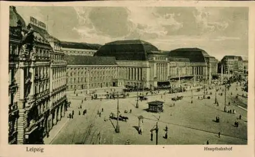 Ak Leipzig, Hauptbahnhof