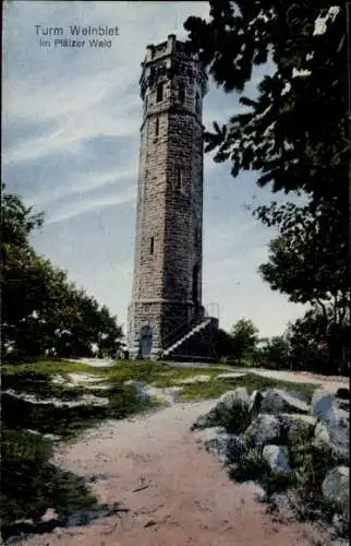 Ak Neustadt an der Weinstraße, Turm Weinbiet