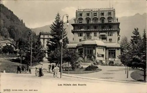 CPA Les Avants Montreux Canton de Vaud, Les Hôtels