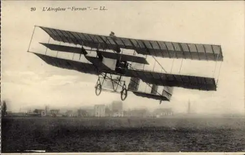 Ak Nos Aeroplanes, Aeroplane Farman, Biplan, Luftfahrtpionier, Flugzeug