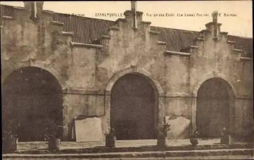 Ak Kisangani Stanleyville DR Kongo Zaire, Eingang zu Etablissements 'La Lowa', Barman, histori...