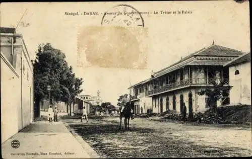 Ak Dakar Senegal, Avenue de Gouvernement, Tresor et les Palais
