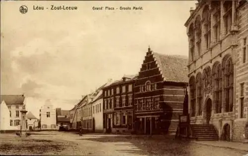 Ak Zoutleeuw Léau Flämisch Brabant, Großer Markt