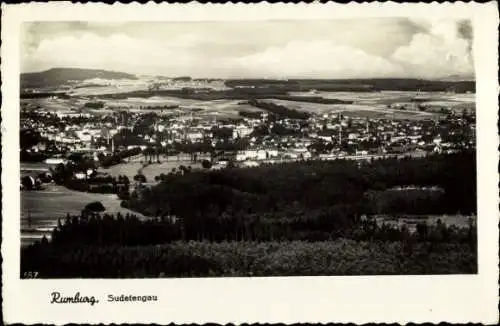 Ak Rumburk Rumburg Region Aussig, Landschaftsaufnahme, Stadtansicht, Sudetengau