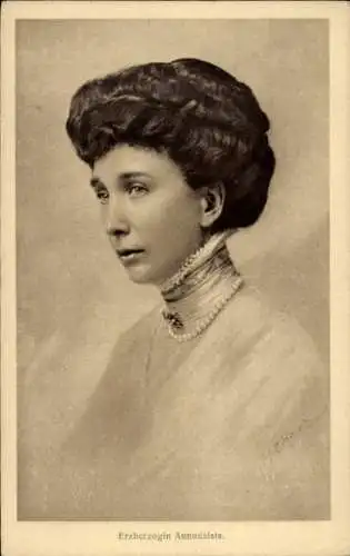 Ak Erzherzogin Annunziata von Österreich, Portrait