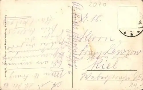 Ak Ahrensburg in Holstein, Bahnhof