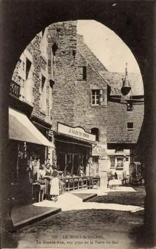 CPA Mont Saint Michel Manche, Grande Rue