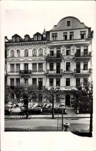 Ak Karlovy Vary Karlsbad Stadt, Hotel Pension Brasilien