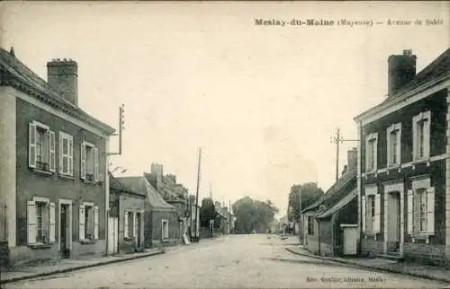 CPA Meslay du Maine Mayenne, Avenue de Sabló