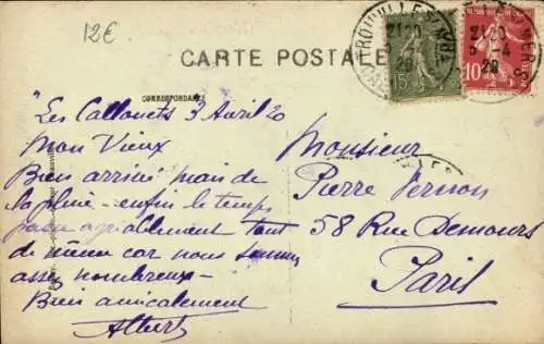 CPA Bénerville Calvados, Callouets