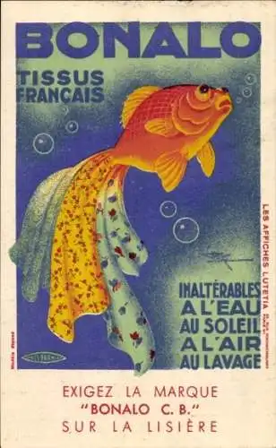Ak Bonalo Tissus Francais, Reklame