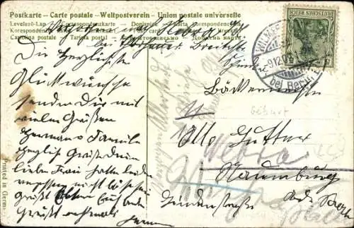 Ak Mädchen mit Blumenstrauß, Geburtstag 