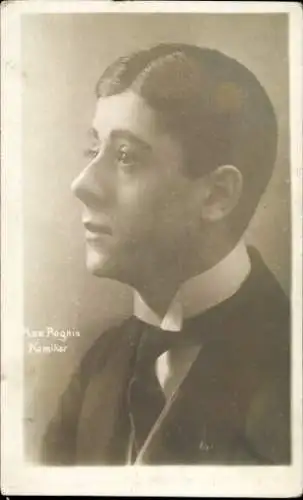 Foto Ak Max Regnis, Komiker, Portrait