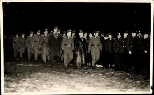 3 alte Fotos KVP Polizei, deutsche Nord Meisterschaften Klingenthal, diverse Ansichten