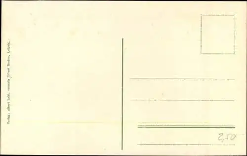 Ak Leipzig in Sachsen, Hauptpostamt, Passanten