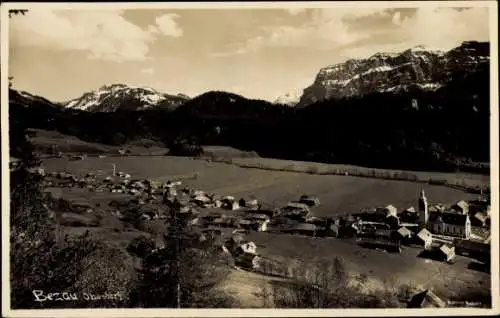 Ak Bezau in Vorarlberg, Oberdorf, Panorama