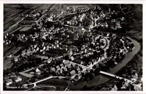 Ak Uhingen an der Fils, Fliegeraufnahme