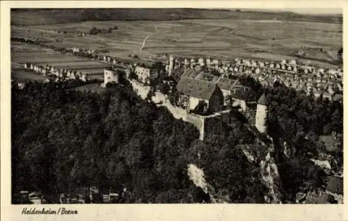 Ak Heidenheim an der Brenz Württemberg, Fliegeraufnahme