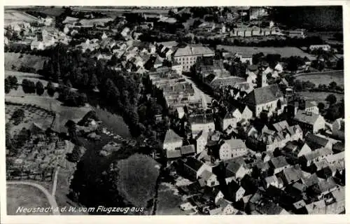 Ak Neustadt an der Waldnaab, Fliegeraufnahme