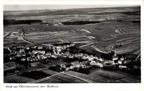 Ak Messkirch Meßkirch in der Schwäbischen Alb Baden, Fliegeraufnahme