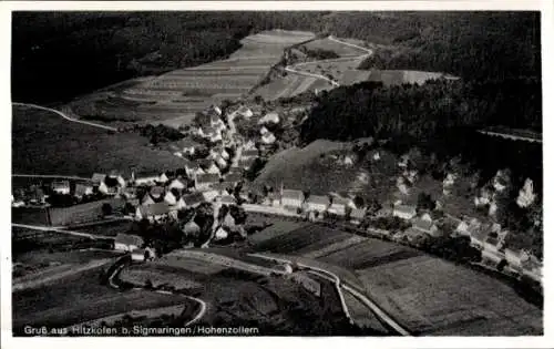Ak Hitzkofen Bingen Landkreis Sigmaringen, Fliegeraufnahme