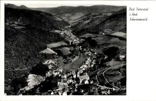 Ak Bad Peterstal Griesbach im Schwarzwald Baden, Fliegeraufnahme