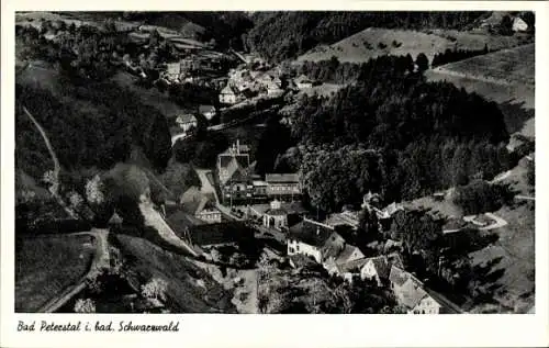 Ak Bad Peterstal Griesbach im Schwarzwald Baden, Fliegeraufnahme