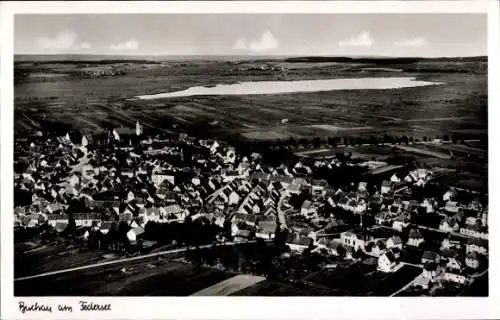 Ak Bad Buchau am Federsee Oberschwaben, Fliegeraufnahme