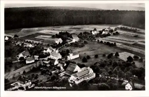 Ak Kälberbronn Pfalzgrafenweiler im Schwarzwald, Fliegeraufnahme, Gesamtansicht der Ortschaft