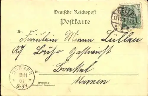 Litho Soldat auf Wacht, Gefängniszelle
