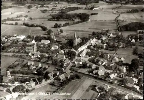 Ak Neuenkirchen Vörden in Oldenburg, Fliegeraufnahme