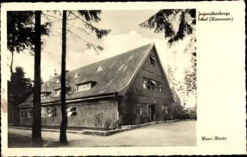 Ak Eckel Rosengarten Nenndorf in Niedersachsen, Jugendherberge, Haus Gartz