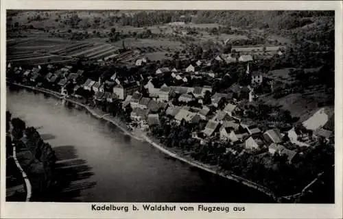 Ak Kadelburg Küssaberg Baden Württemberg, Fliegeraufnahme