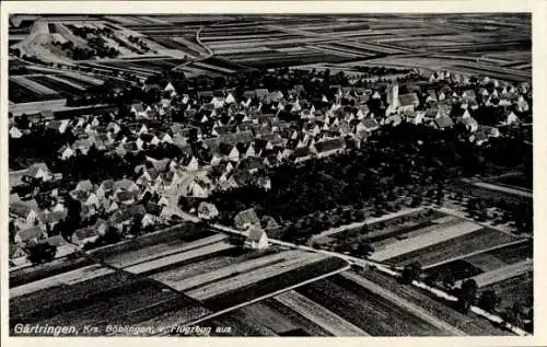 Ak Gärtringen in Württemberg, Fliegeraufnahme