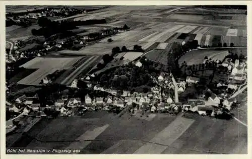 Ak Bühl in Baden, Mehliskopf, Luftaufnahme von Bühl, Felder, Häuser, Landschaft