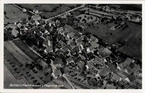 Ak Bühler Eußenheim in Unterfranken, Fliegeraufnahme